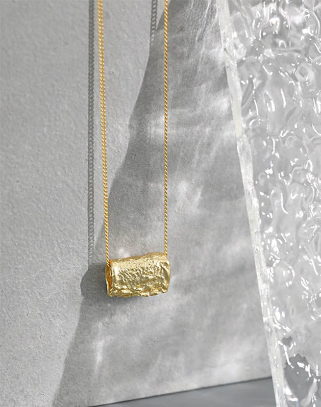 Pebble Gold Necklace