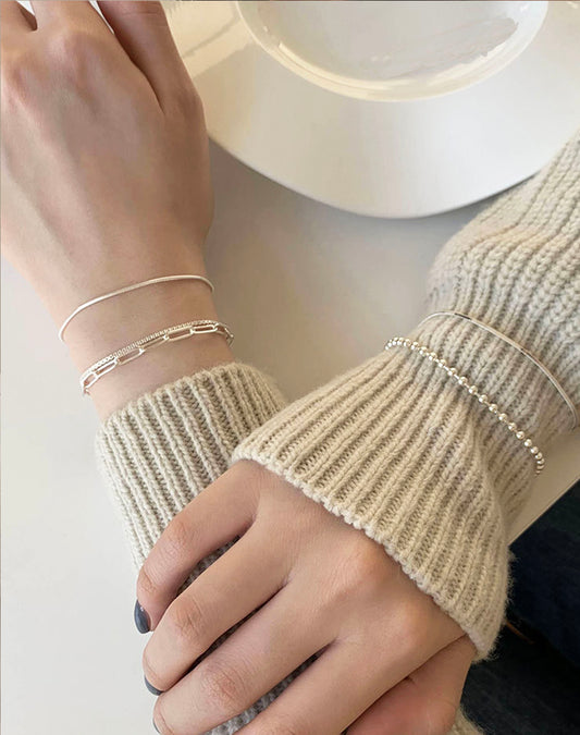 Braxe Silver Collection Bracelets