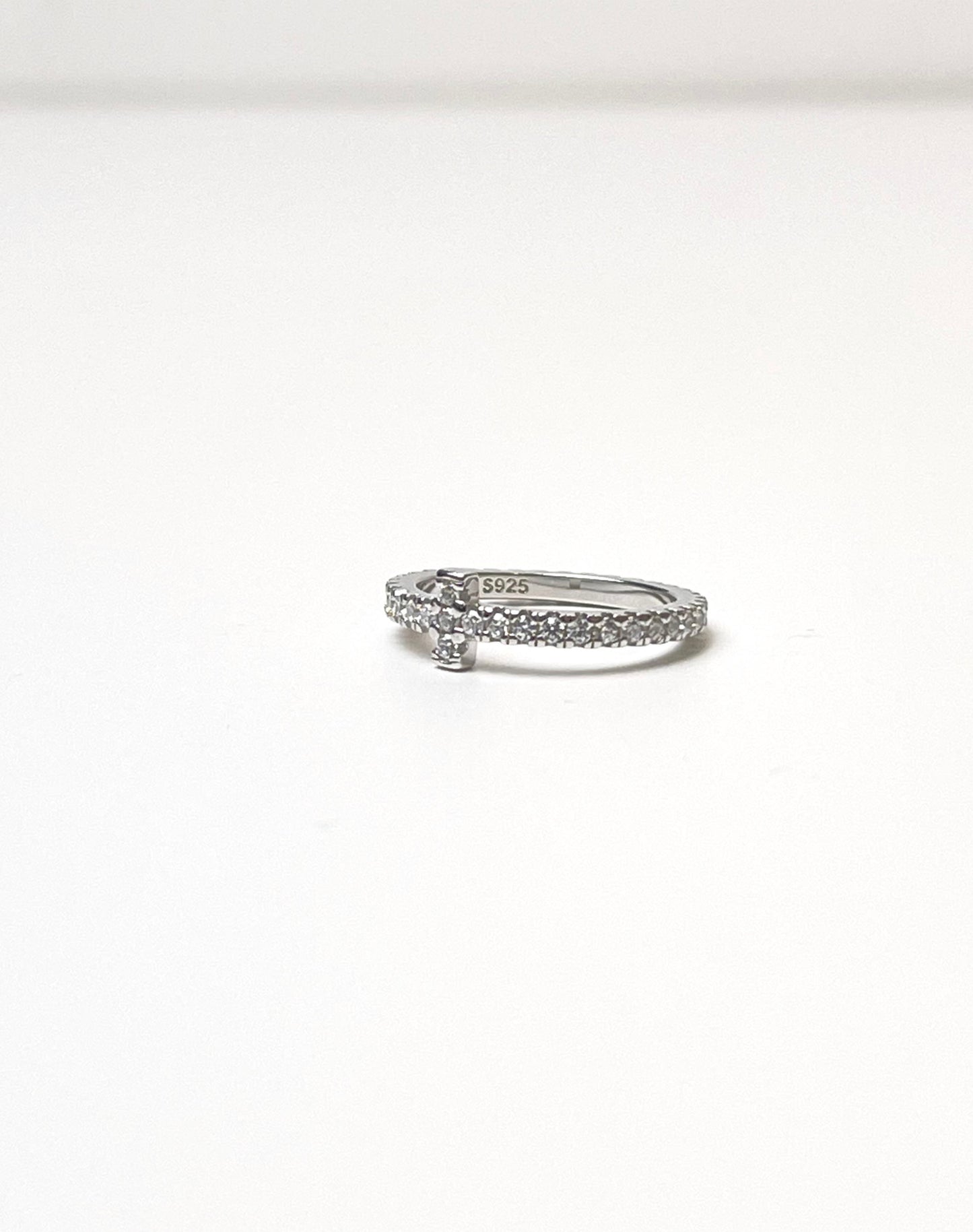 Cross Silver Ring