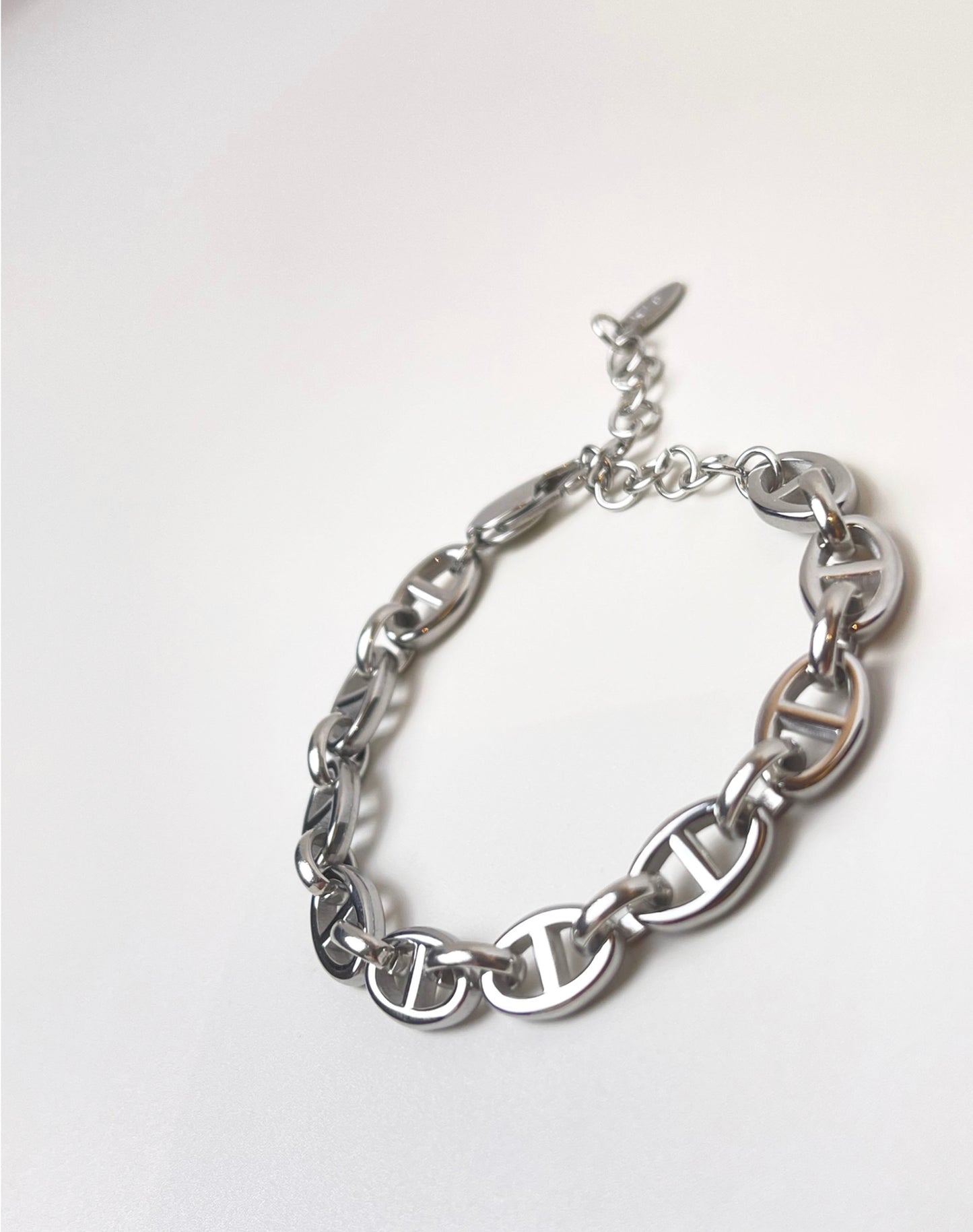 Bold Chain Silver Bracelet
