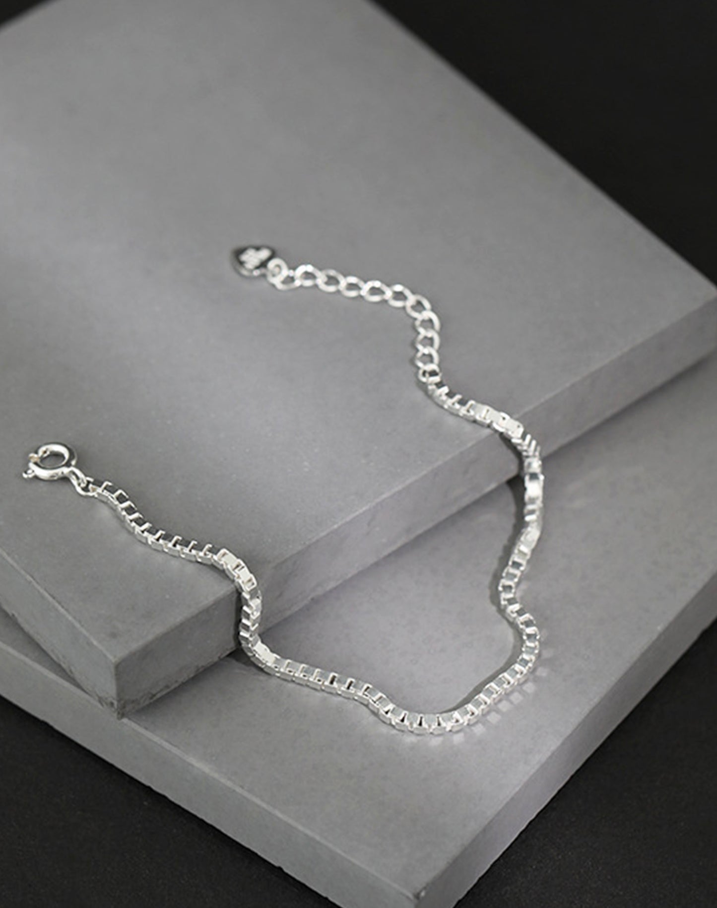 Boxy Silver Bracelet