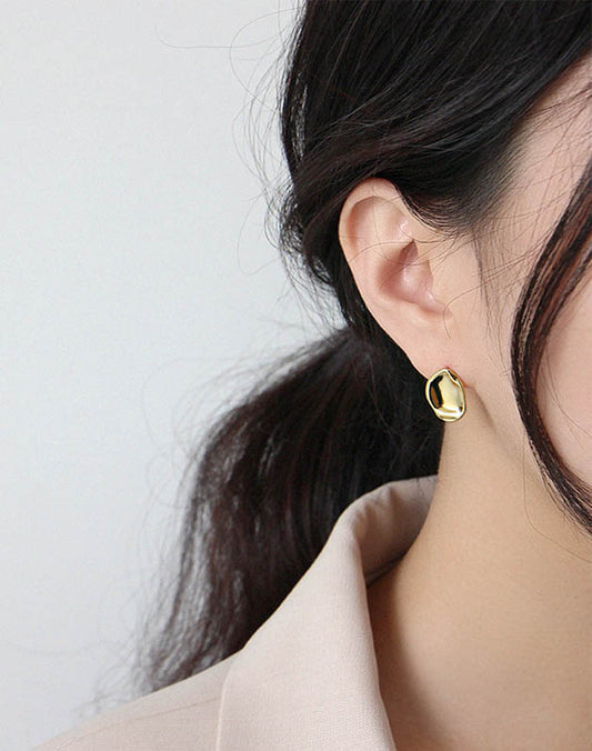 Noah Slate Gold Earrings
