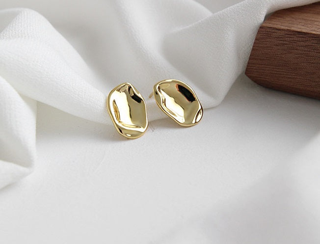 Noah Slate Gold Earrings
