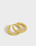 Sadie Hoop Gold Earrings