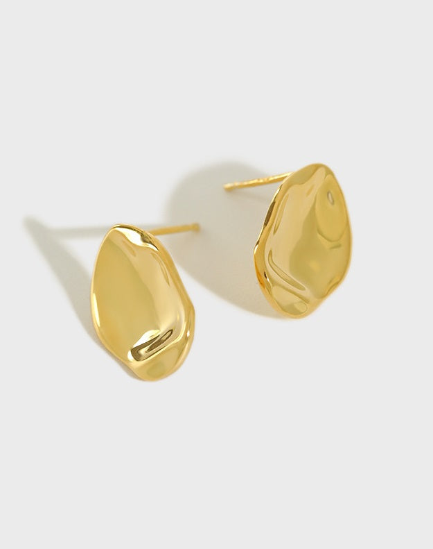 Noah Slate Gold Earrings