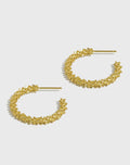 Stardust Hoops Gold Earrings