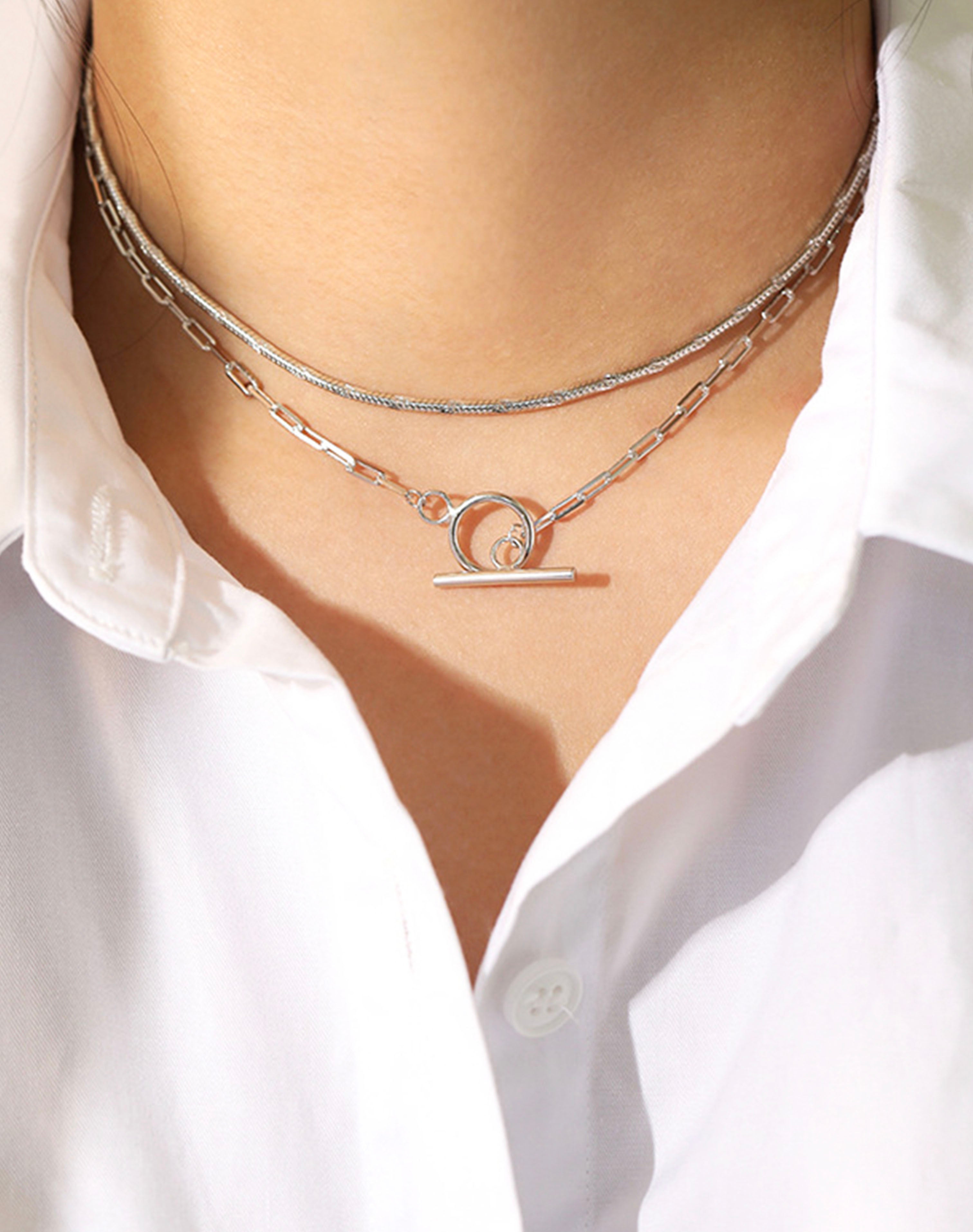OT Chain Silver Necklace
