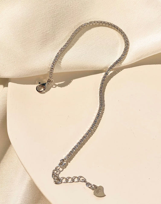 Cube Sparky Silver Bracelet