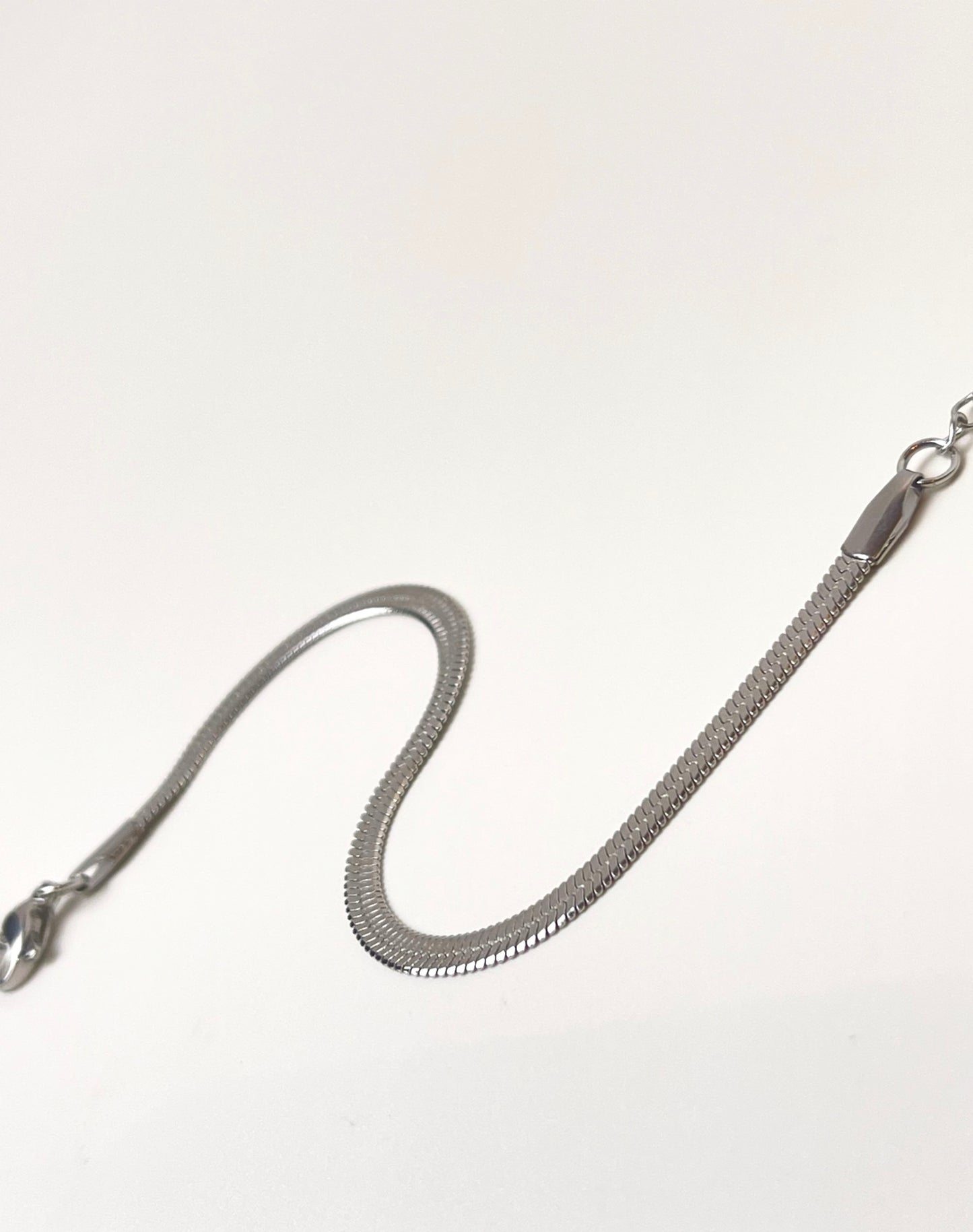 Cobra Chain Silver Bracelet