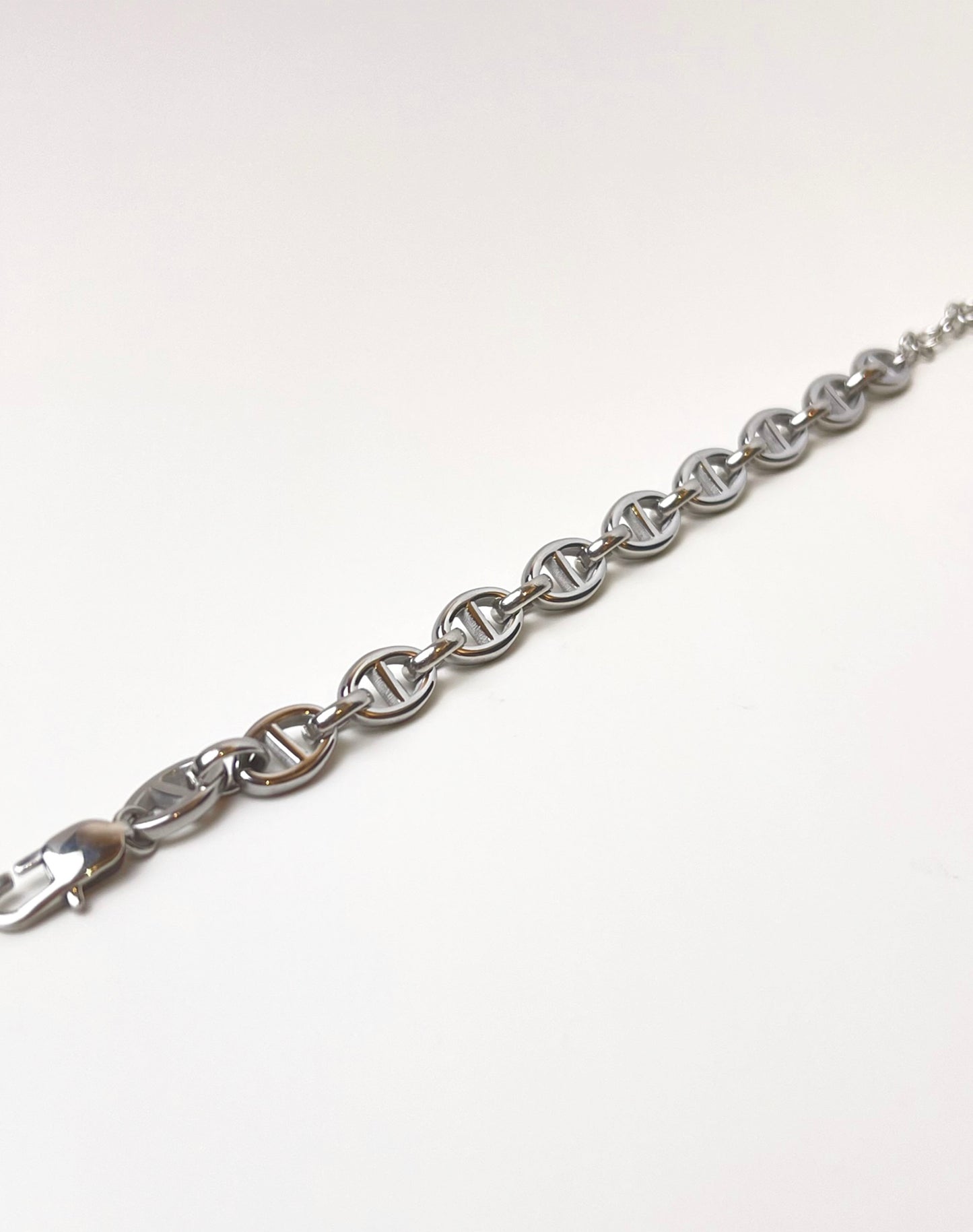 Bold Chain Silver Bracelet