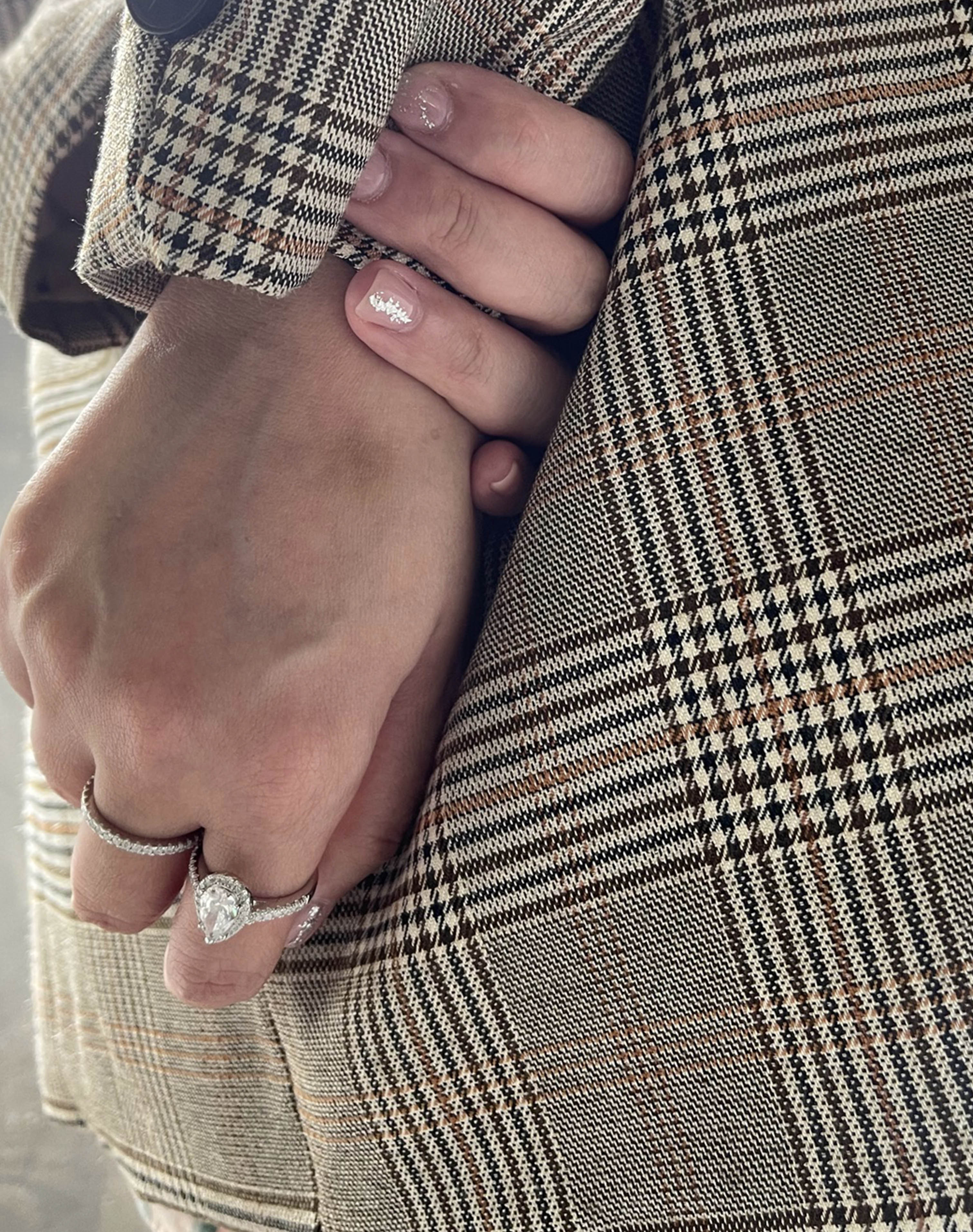 Gia Diamond Silver Ring