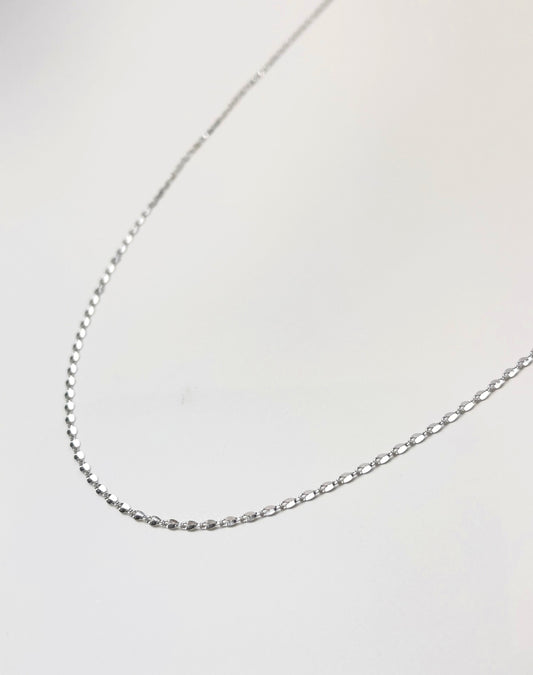 Basic Twist Silver Necklace