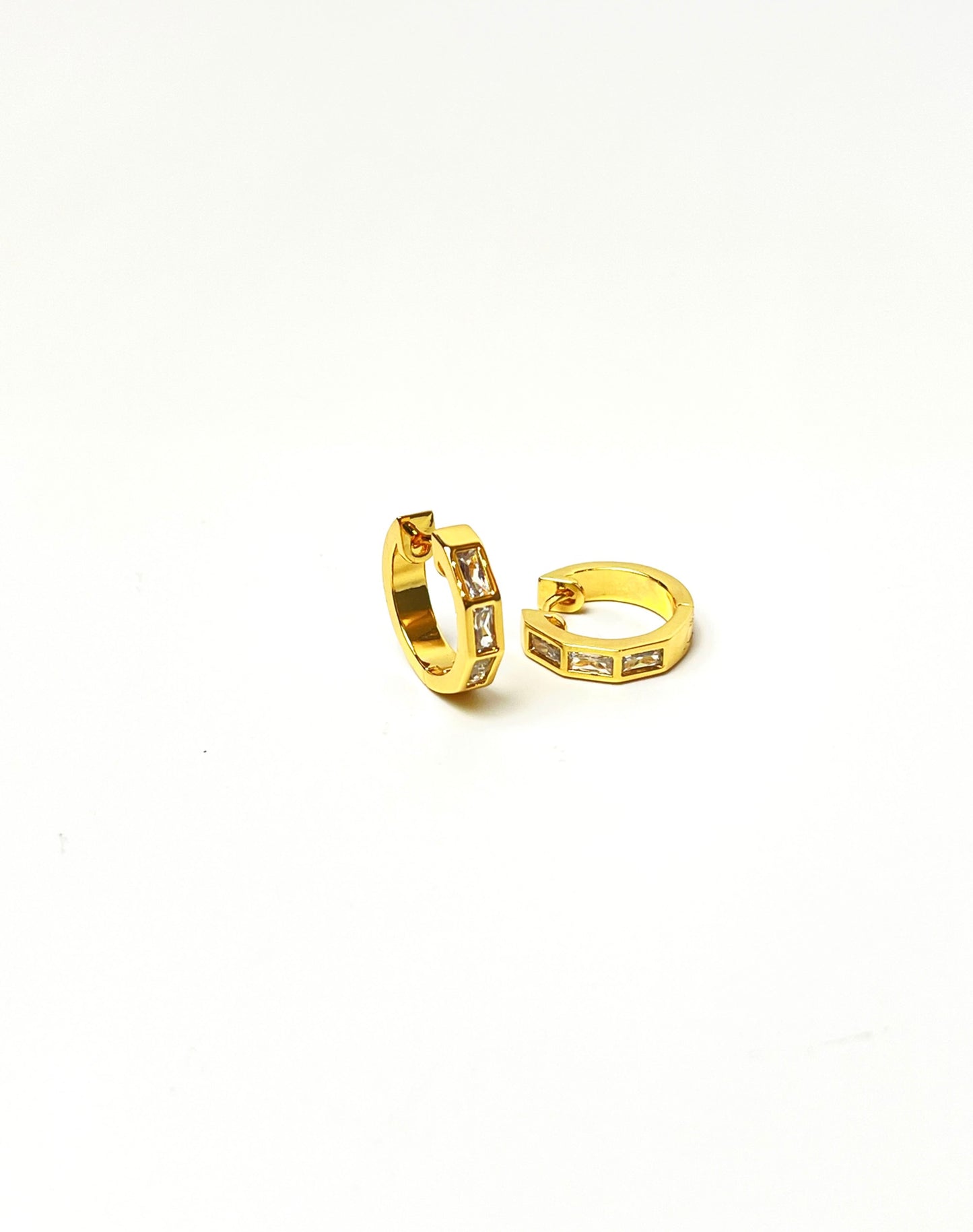 Sparky Cuff Gold Earrings