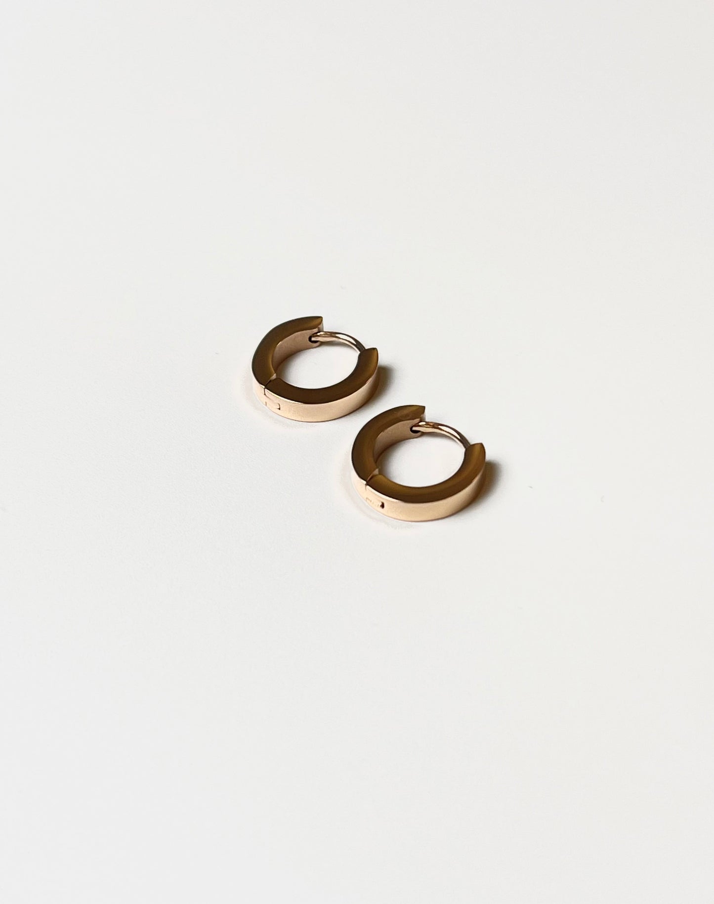 Mini Hoop Gold Earrings