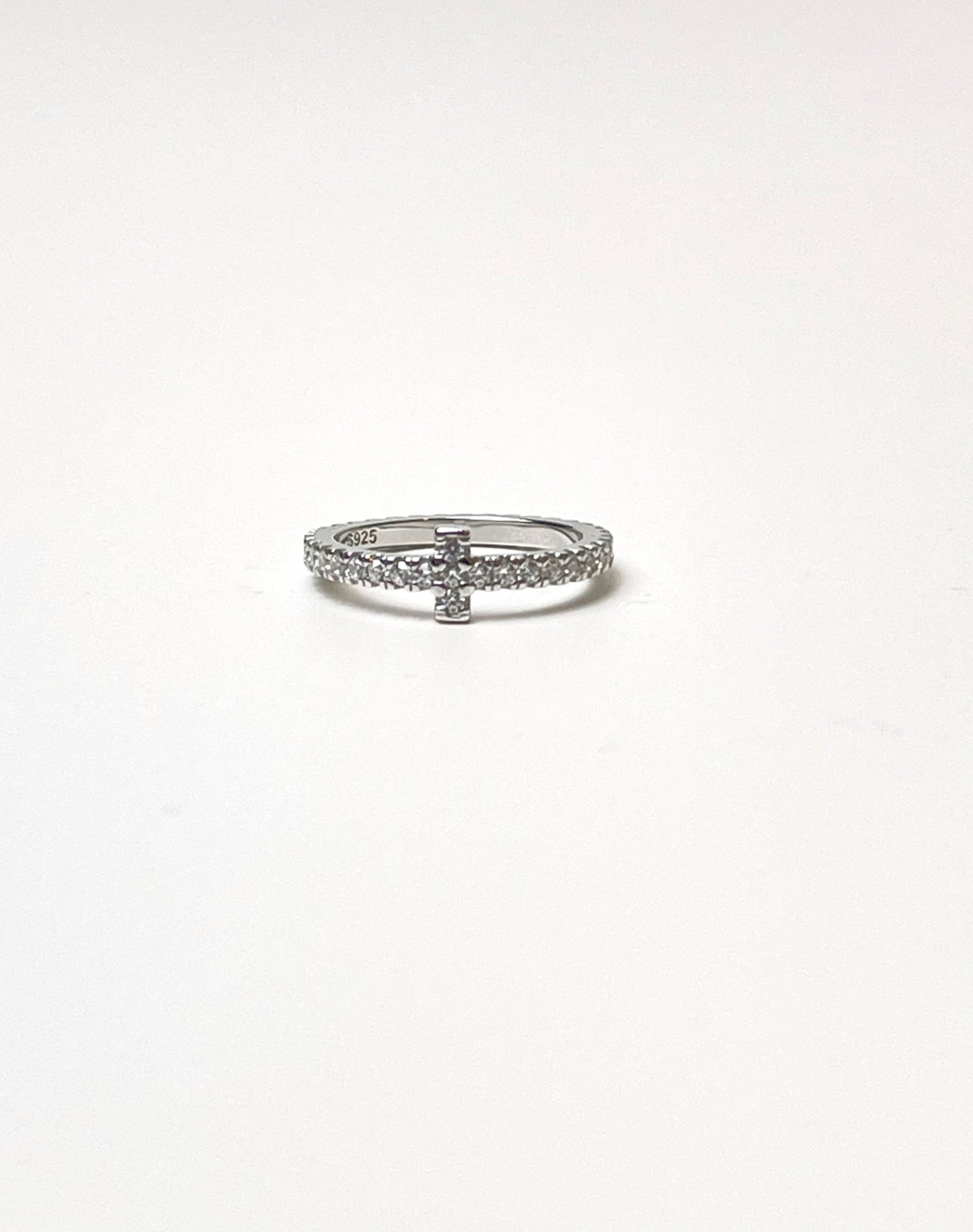 Cross Silver Ring