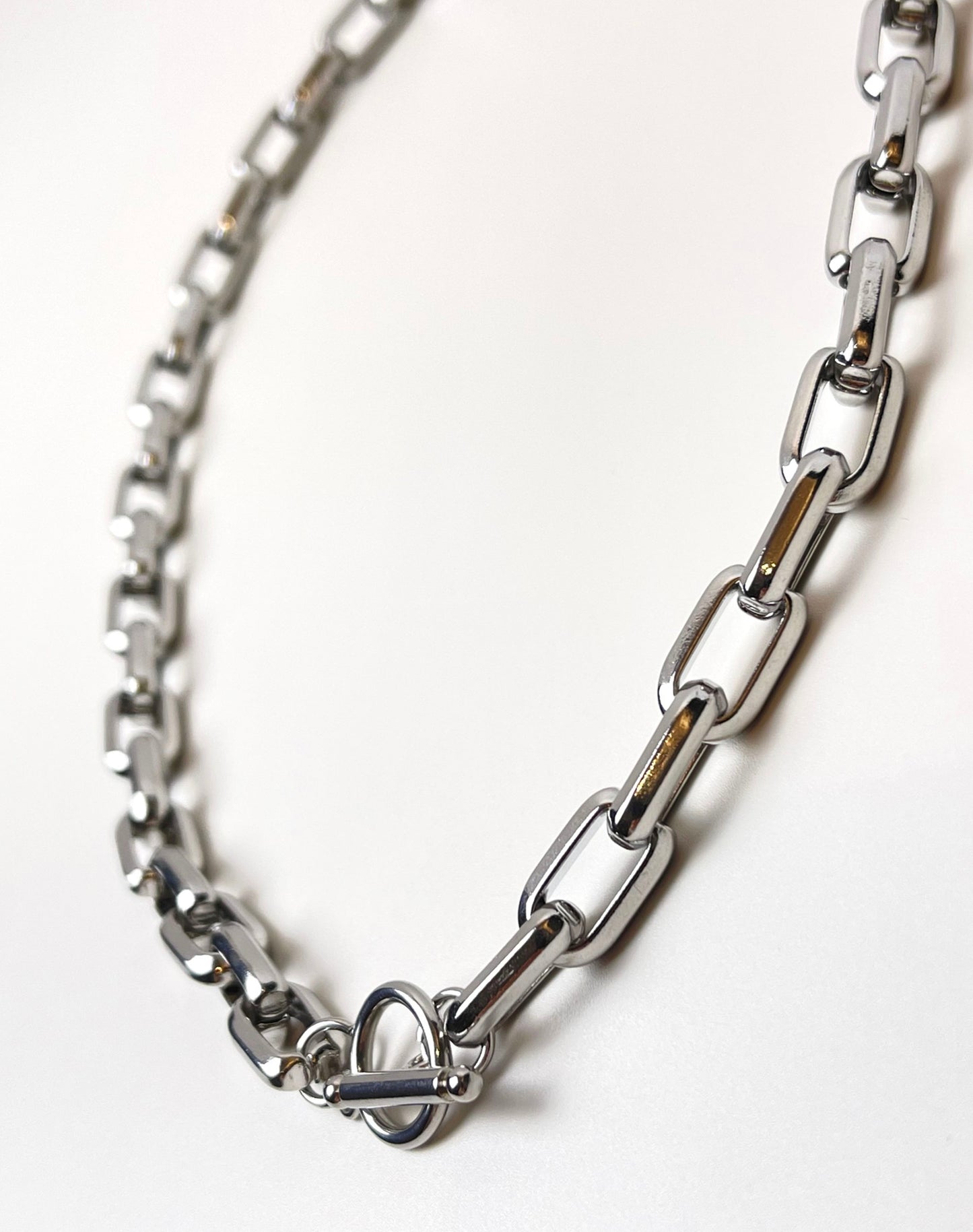 Cuban Chain Silver Necklace