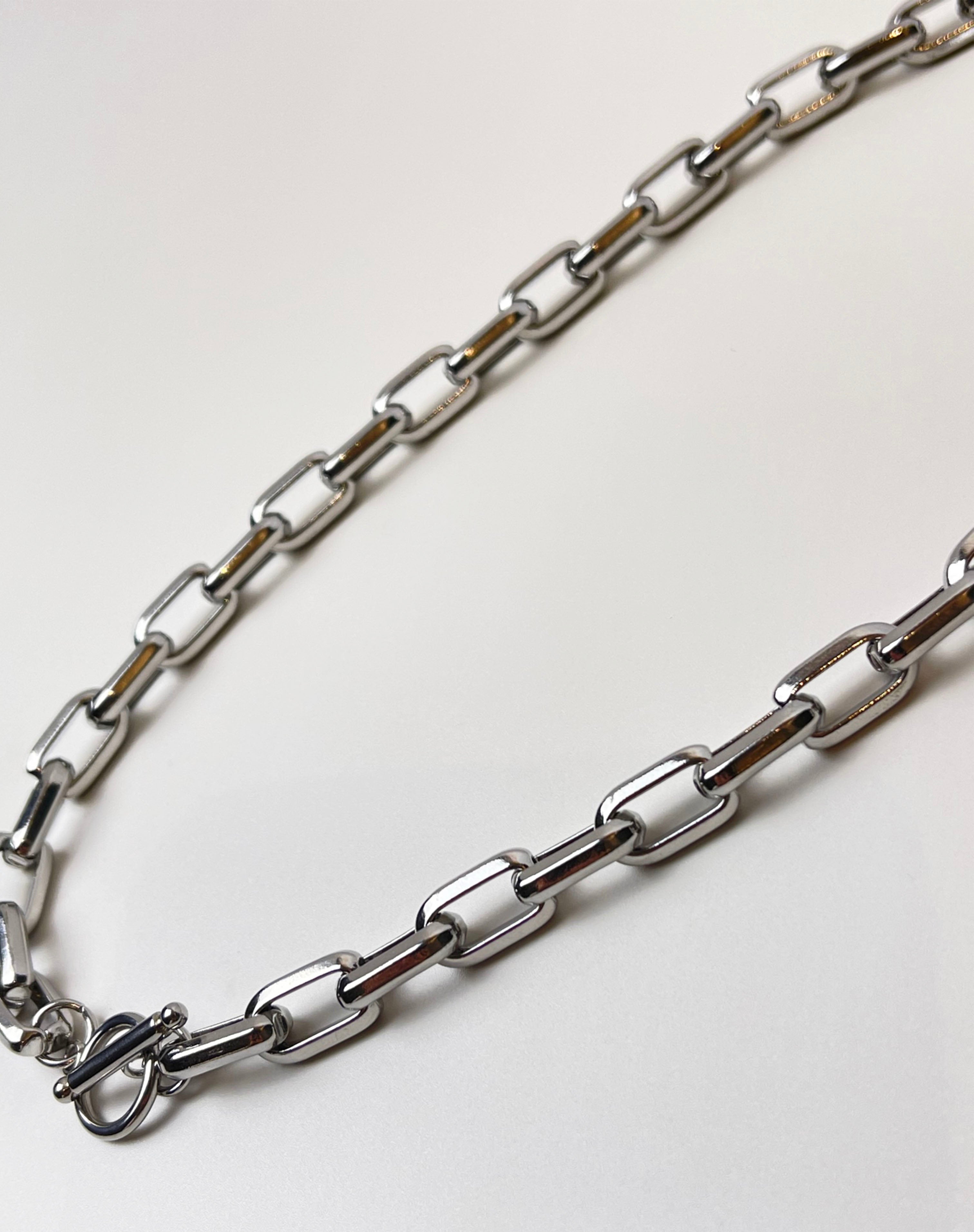 Cuban Chain Silver Necklace