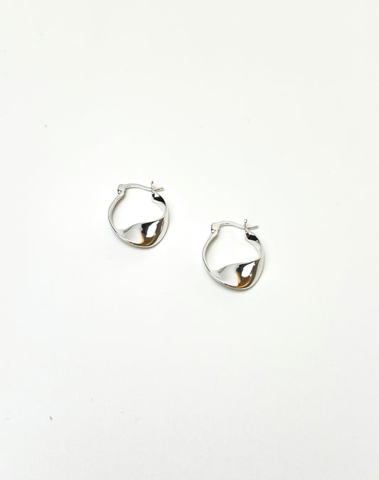 Mirror Silver Earrings