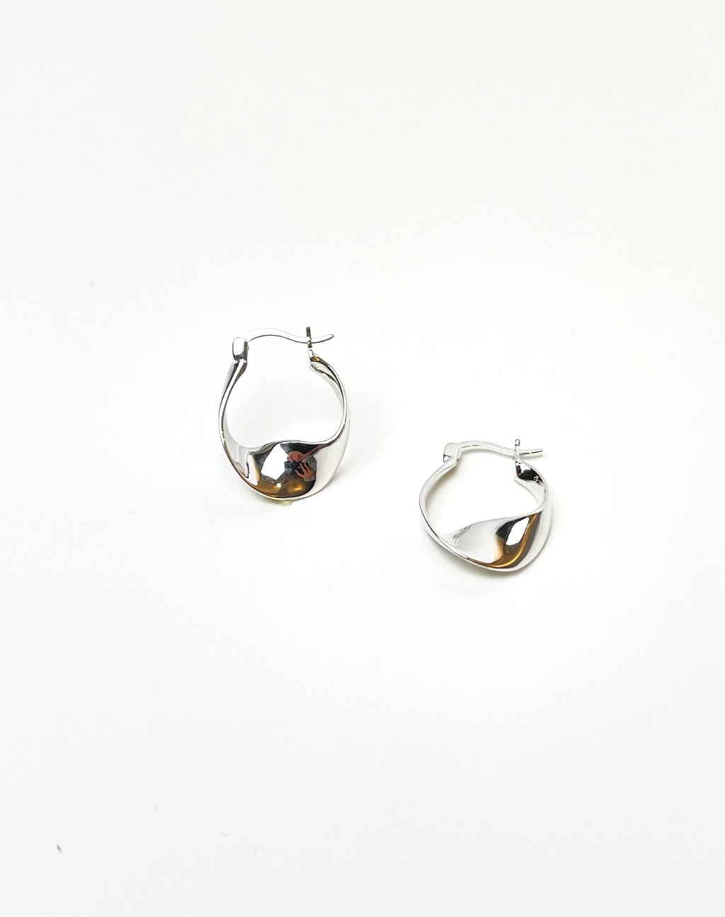 Mirror Silver Earrings