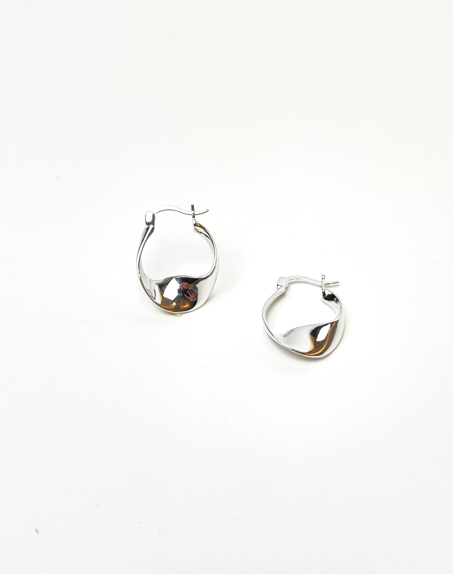 Mirror Silver Earrings