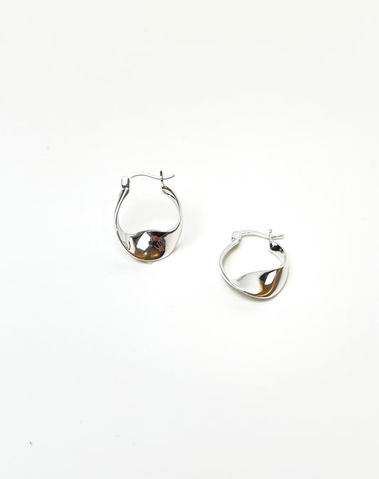 Mirror Silver Earrings