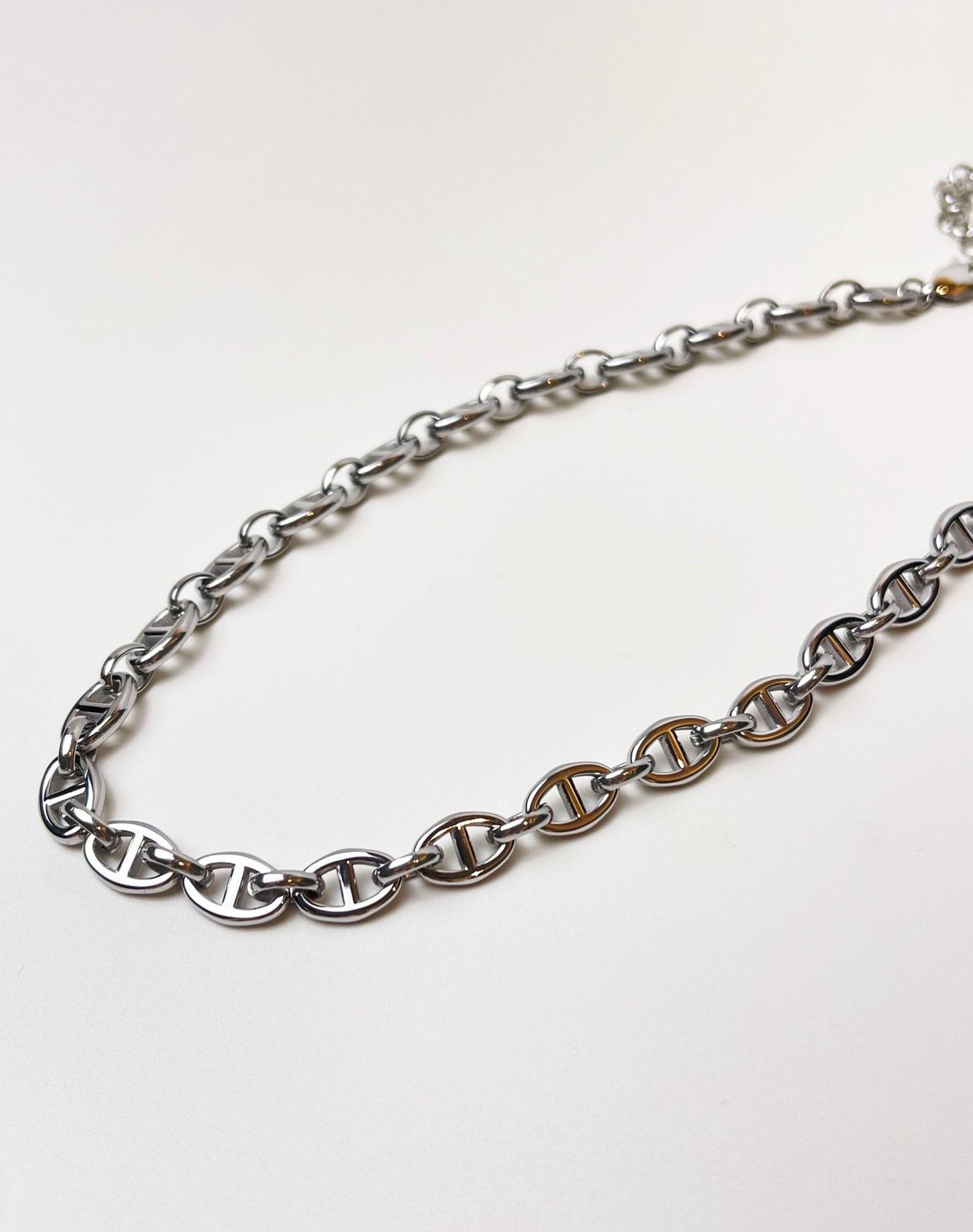 Bold Chain Silver Necklace