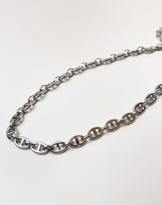 Bold Chain Silver Necklace