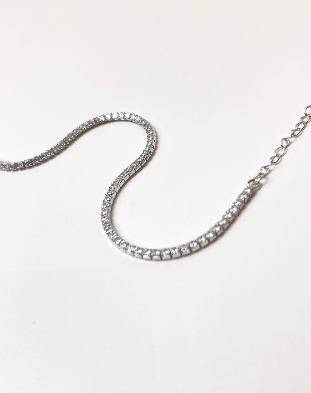 Cube Sparky Silver Bracelet