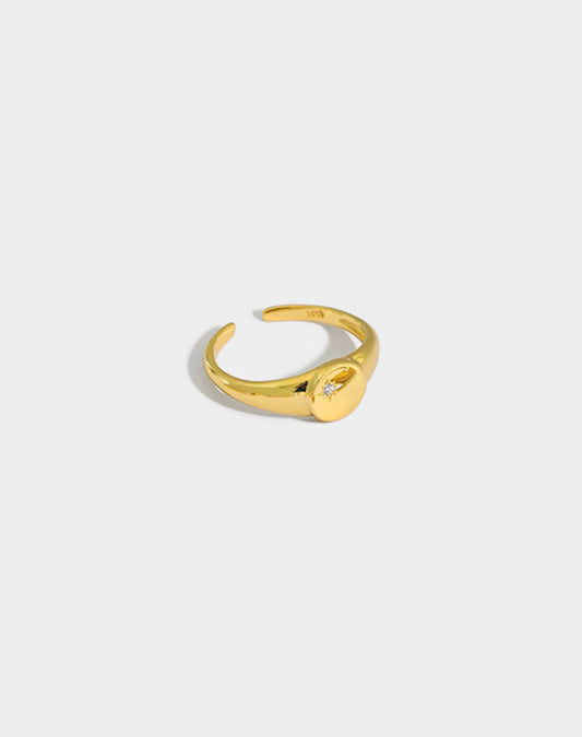 Signet Stone Gold Ring