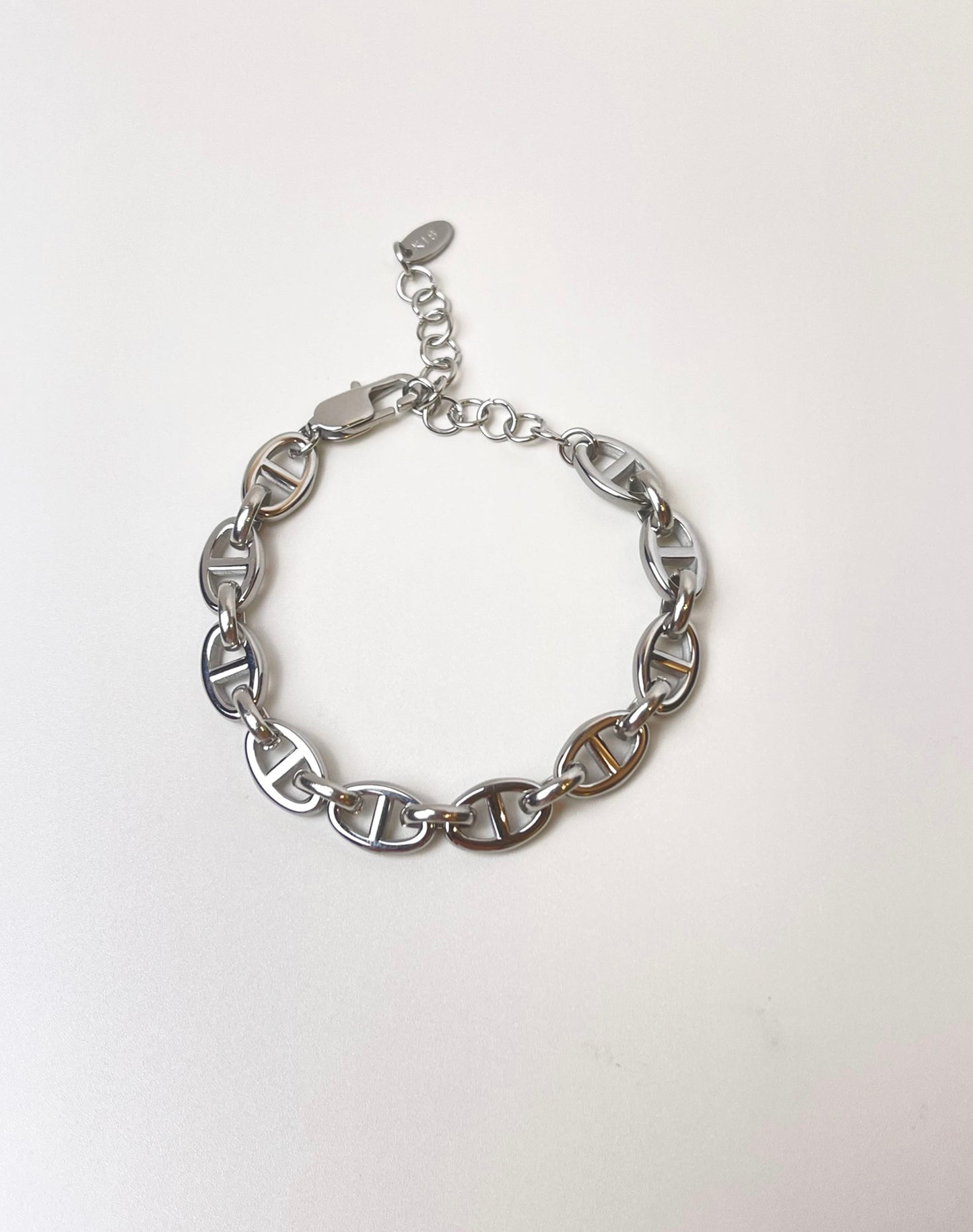 Bold Chain Silver Bracelet