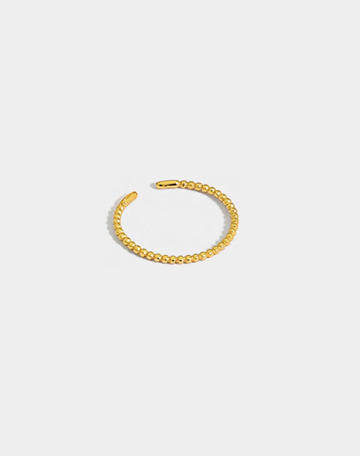 Croissant Band Gold Ring