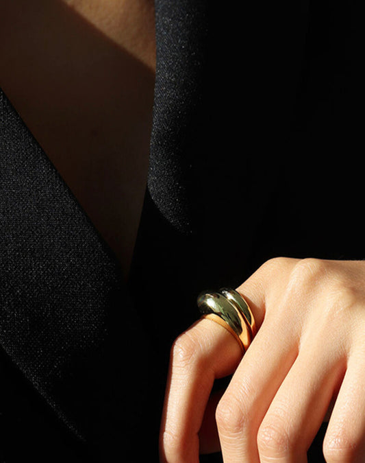 Rome Chunky Silver Ring