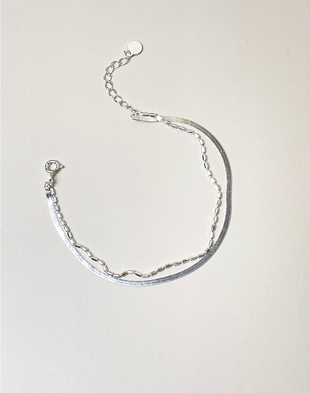 Duo Silver Bracelet
