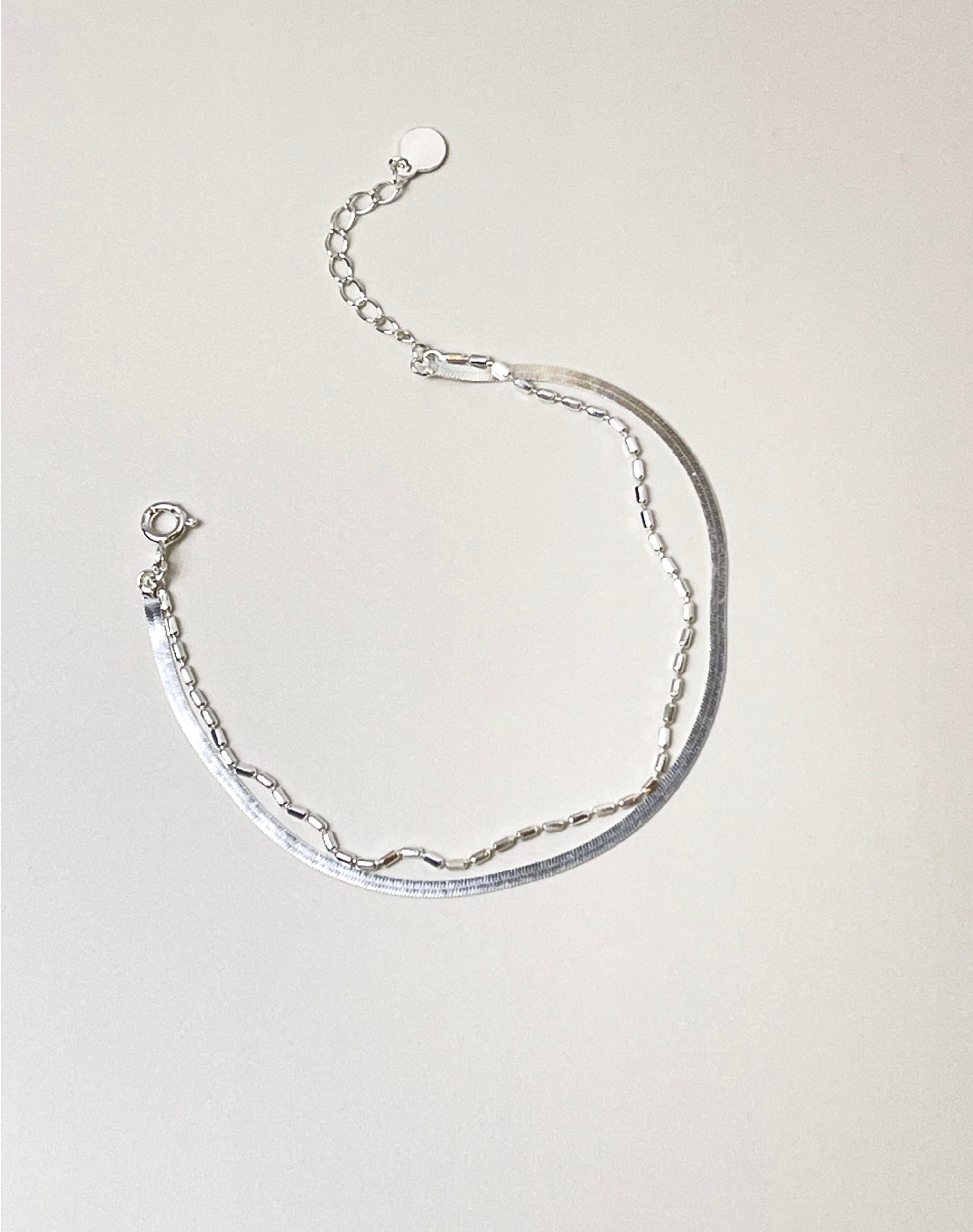 Duo Silver Bracelet