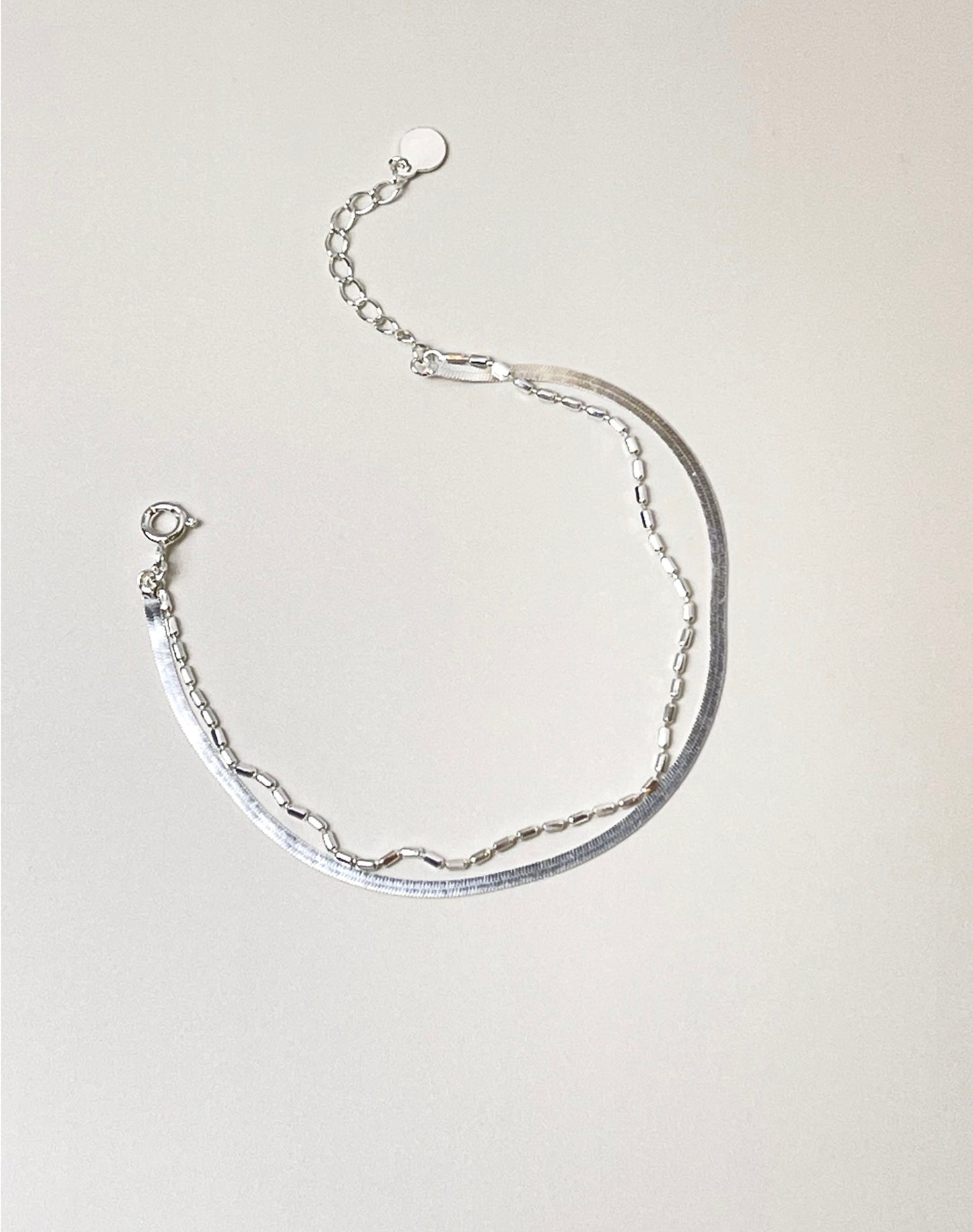 Duo Silver Bracelet