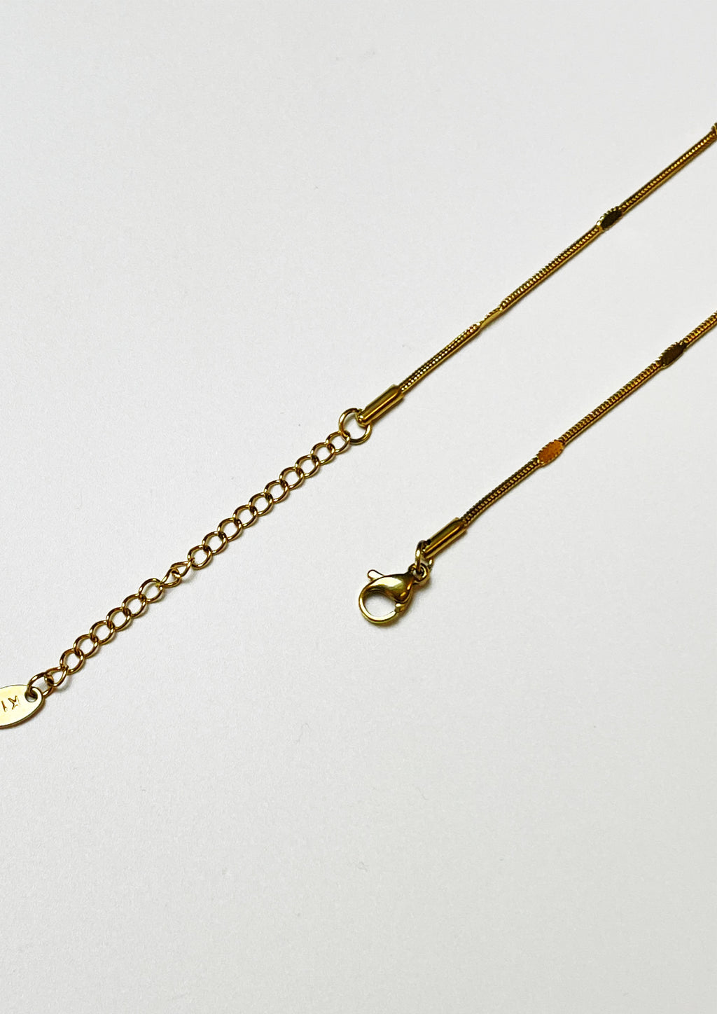 Box Flat Thin Gold Necklace
